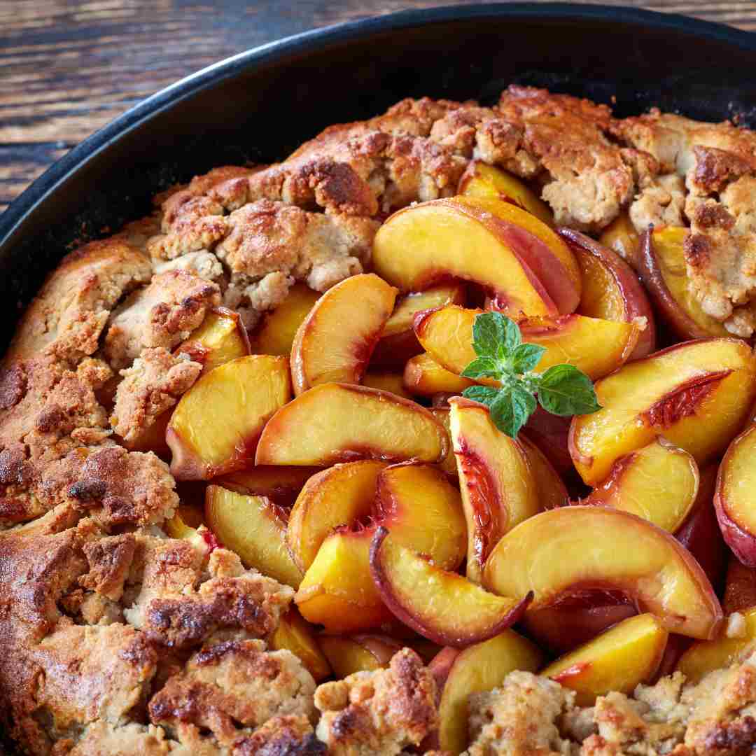 Bourbon Barrel Peach Cobbler: A Decadent Dessert