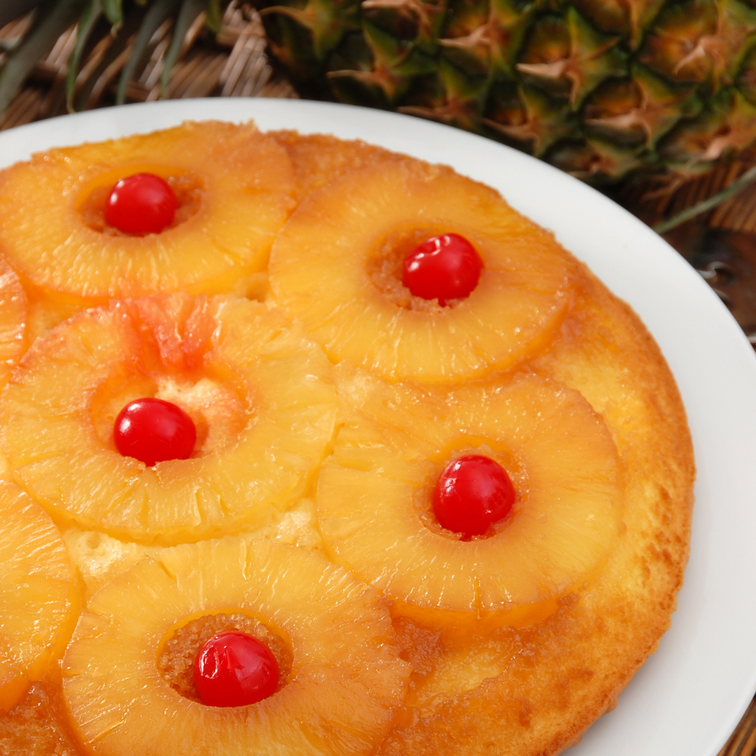 Easy Upside Down Pineapple Cake