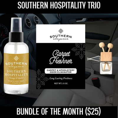 Bundle of The Month (Freshner, Room &amp; Linen Spray and a Car Diffuser)