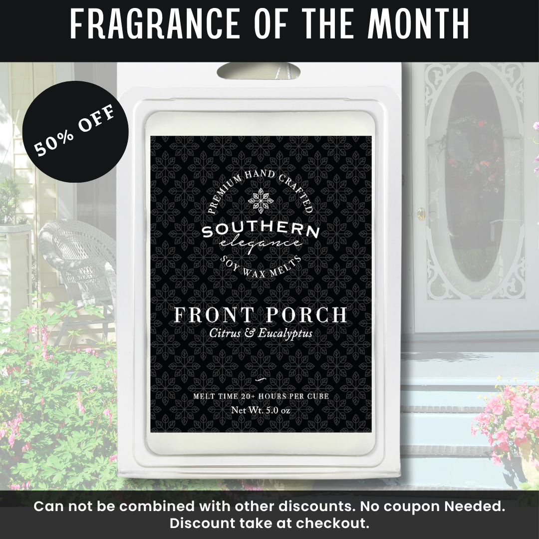 50% off Fragrance of the Month Front Porch: (Citrus & Eucalyptus)