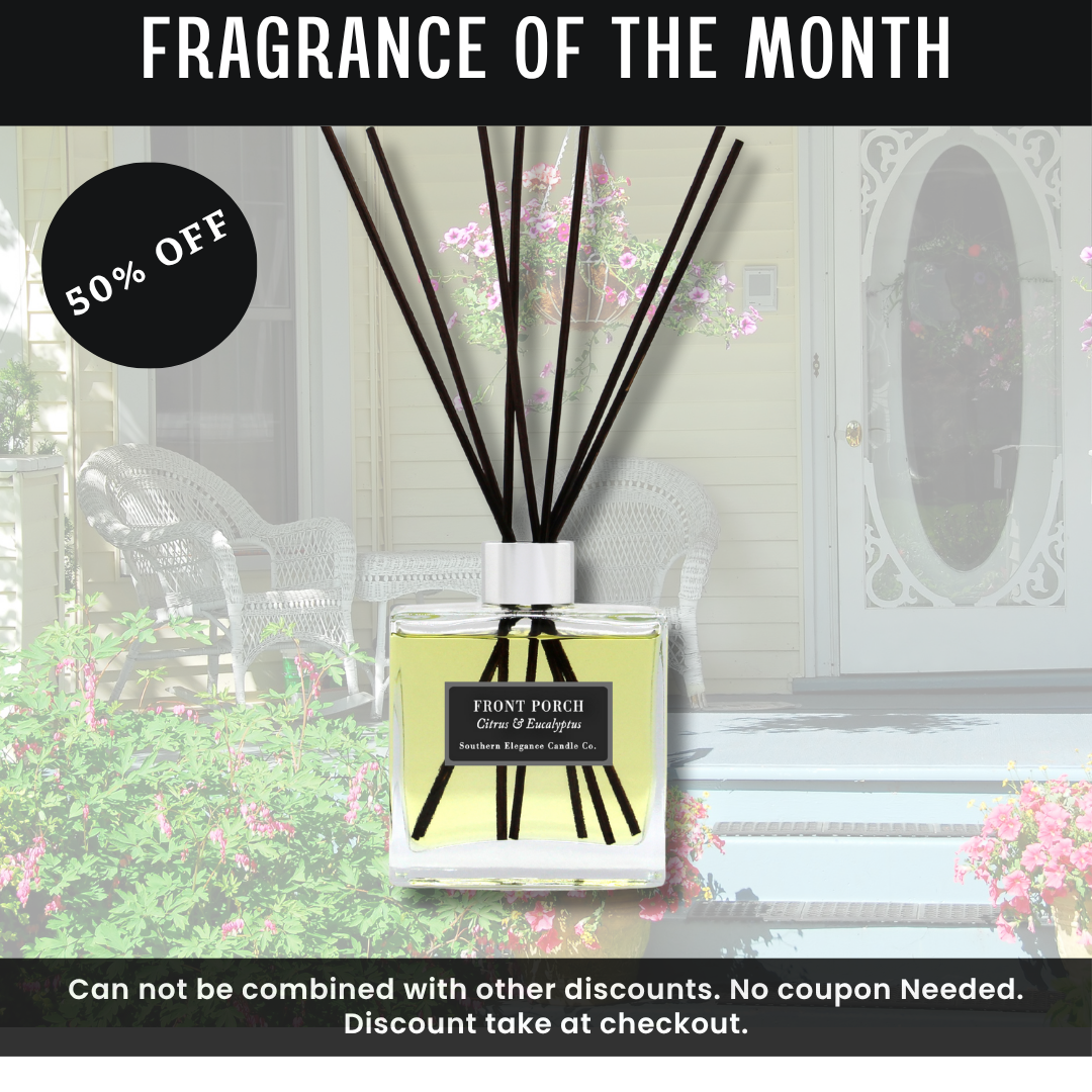 50% off Fragrance of the Month Front Porch: (Citrus & Eucalyptus)