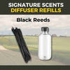 (Refill) 4 oz Diffuser with Reeds: Signature Year Round Scents (Black Reeds)
