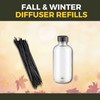 Fall & Winter Scents: (Refill) 4 oz Diffuser with Black Reeds