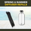 Spring and Summer Collection: (Refill) 4 oz Diffuser with Black Reeds