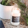 Large Mason Jar Candle: Spring and Summer Collection