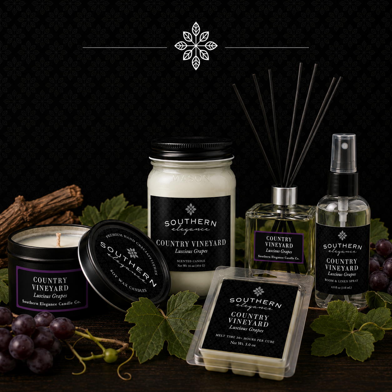 Spring and Summer Scented Candle Collection