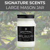 Large Mason Jar Candle: Signature Scents