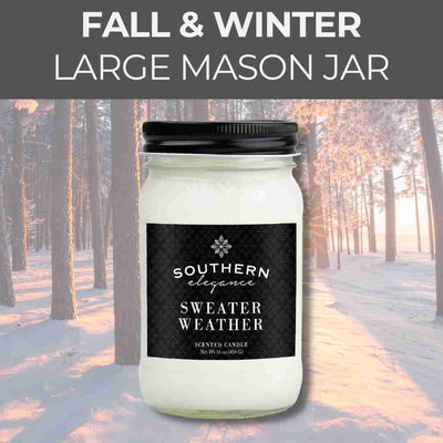 Fall & Winter Scents: Large Mason Jar Candle