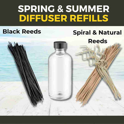 (Refill)4 oz Diffuser with Reeds: Spring and Summer Collection
