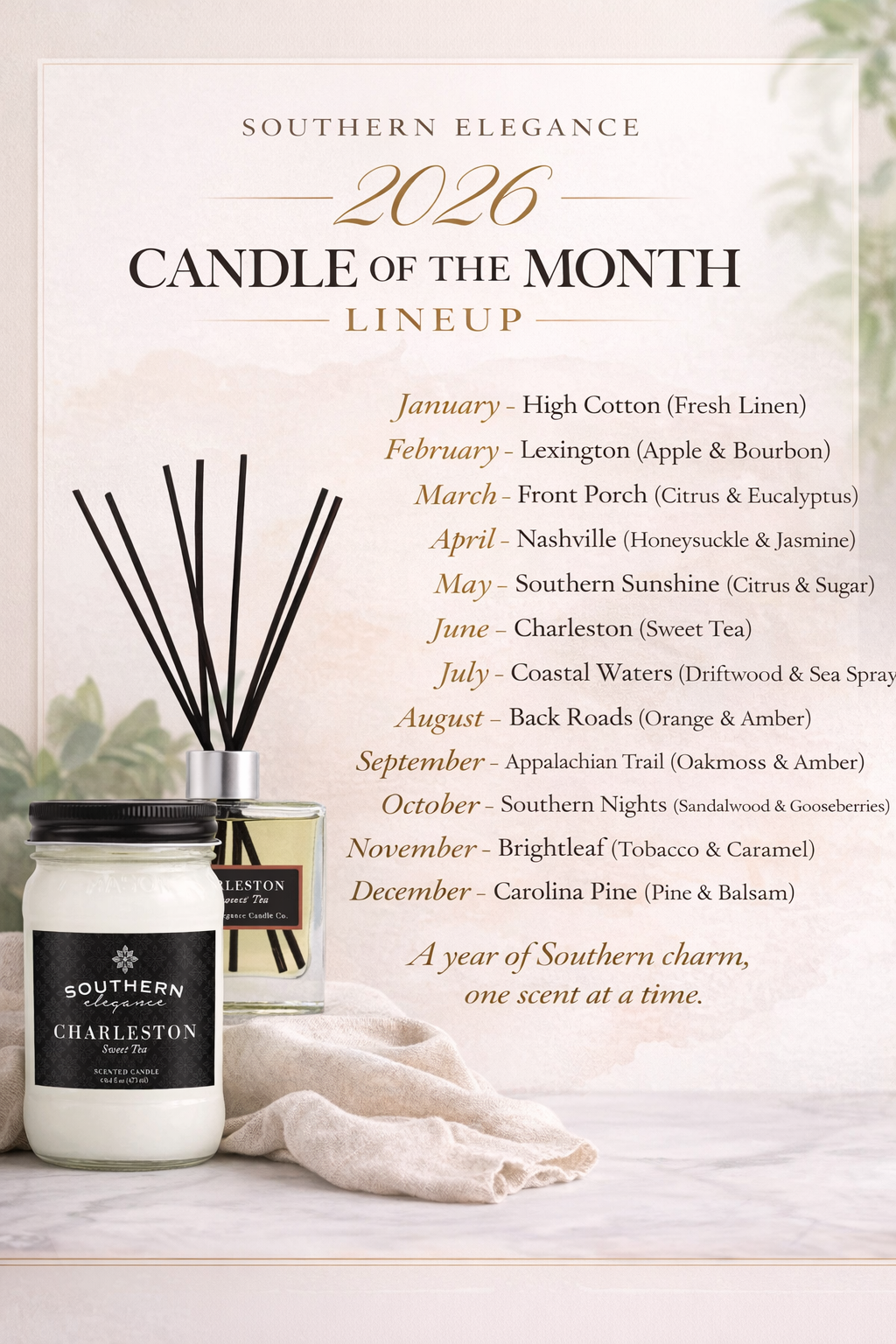 50% off Fragrance of the Month  Nashville (Honeysuckle &amp; Jasmine)