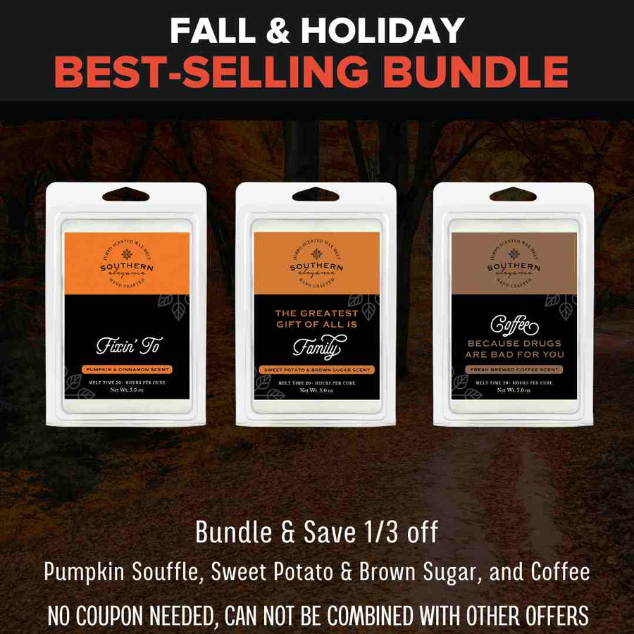 Southern Sayings Melt Bundle #2 (Pumpkin Souffle, Sweet Potato & Brown Sugar, and Coffee)