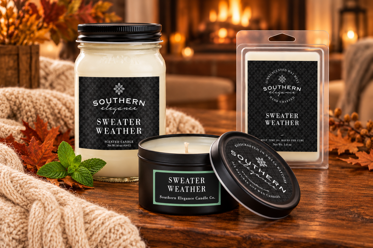 50% off Fragrance of the Month: Sweater Weather (Mint & Moss)
