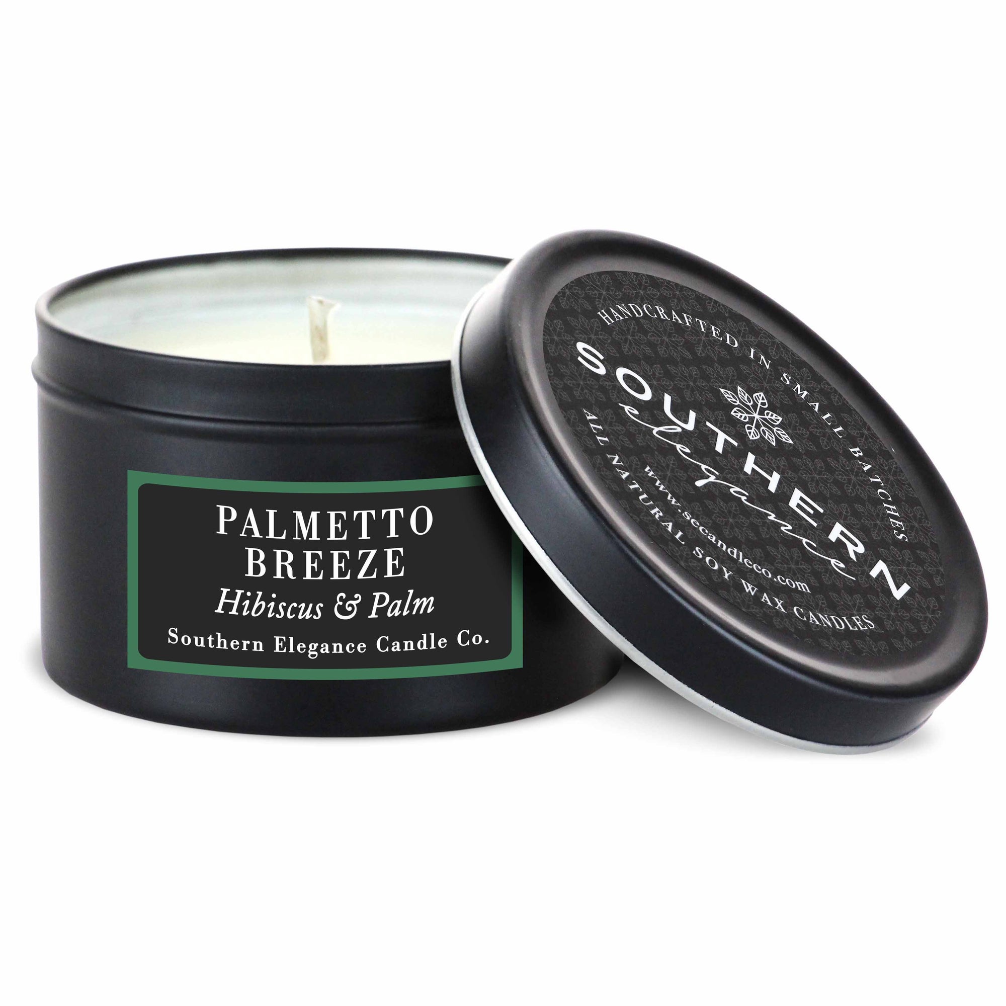 6 oz Black Travel Tin: Spring and Summer Scents Candle