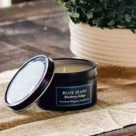 6 oz Black Travel Tin: Spring and Summer Scents Candle