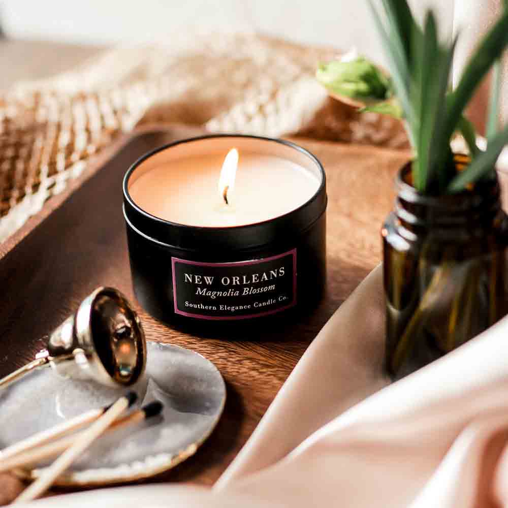 Signature Scents 6 oz Travel Tin Candle Southern Elegance