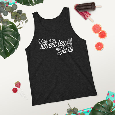 Unisex Tank Top Raised On Sweet Tea