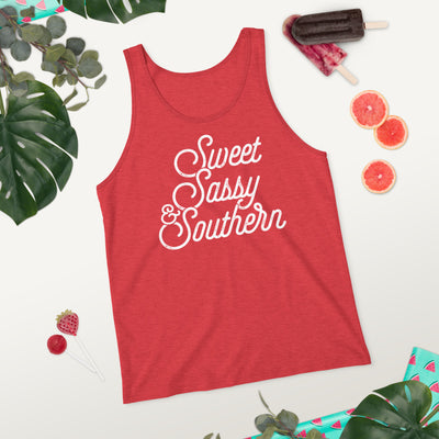 Unisex Tank Top Sweet Sassy & Southern