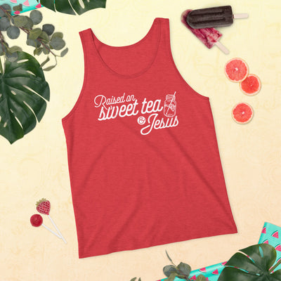 Unisex Tank Top Raised On Sweet Tea